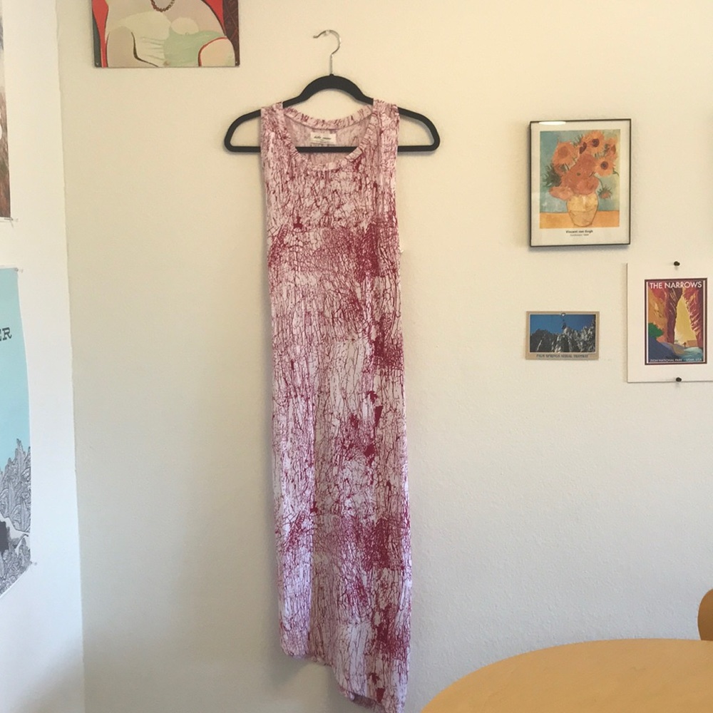 Back cutout spring maxi dress!